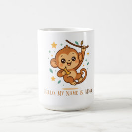 Aangepaste Banaan Stuiter Aap Cute Baby Dier Koffiemok