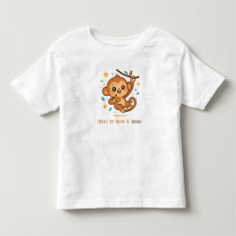 Aangepaste Banaan Stuiterende Aap Cute Baby Dier Kinder Shirts