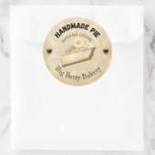 Aangepaste Banana Cream Pie Labels | gepersonalise (Tas)