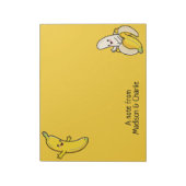 Aangepaste Bananas-laptop Notitieblok (Linkerzijde)