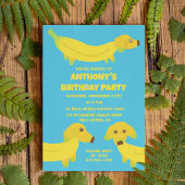 Aangepaste bananenpartij kaart