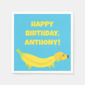 Aangepaste bananenpartij servet (Voorkant)