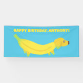 Aangepaste bananenpartij spandoek (Horizontaal)