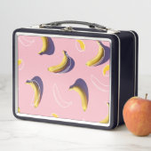 Aangepaste bananenpatroon lunchbox (In situ)
