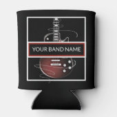 Aangepaste band Merch Guitar Rock & Roll Music Blikjeskoeler (Achterkant)