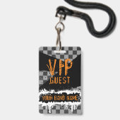 Aangepaste band Merch VIP Lanyard Punk Rock Backst Badge (Voorkant met koord)