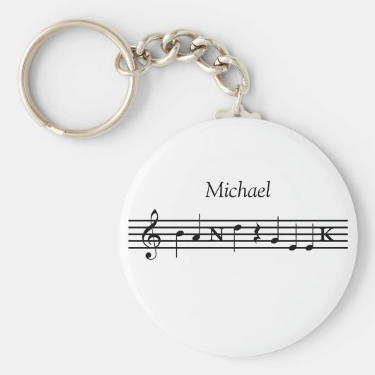 Aangepaste band-Sleutelhanger Sleutelhanger (Voorkant)