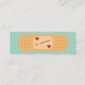 Aangepaste Bandaid Patch Medische Professionals Mini Visitekaartje (Voorkant)