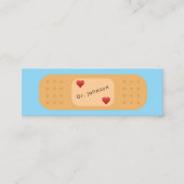 Aangepaste Bandaid Patch Medische Professionals Mini Visitekaartje (Voorkant)