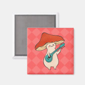 Aangepaste Banjo Mushroom Toadstool 3D Shapes Magn Magneet (Voorkant / Achterkant)