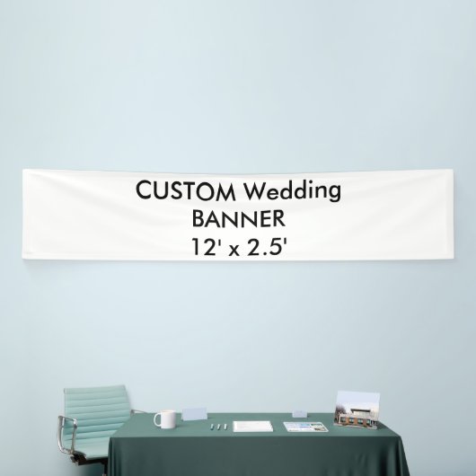 Aangepaste Banner 12 'x 2.5' (Beurs)