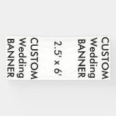 Aangepaste banner 2,5' x 6' (Horizontaal)