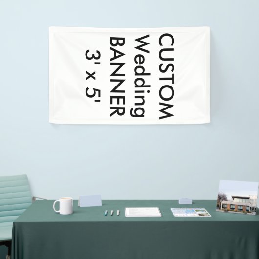 Aangepaste banner 3 x 5 inch (Beurs)