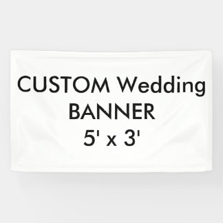 Aangepaste banner 5' x 3'
