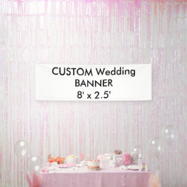 Aangepaste banner 8' x 2,5'