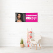 Aangepaste banner aangepaste foto verjaardagsfeest (Insitu)