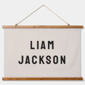 Aangepaste Banner Aangepaste Nursery Wall Art Hangend Wandkleed (Voorkant)