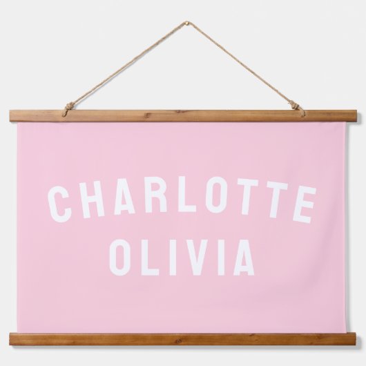 Aangepaste Banner Aangepaste Nursery Wall Art Hangend Wandkleed (Voorkant)