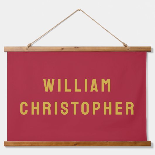 Aangepaste Banner Aangepaste Nursery Wall Art Hangend Wandkleed (Voorkant)