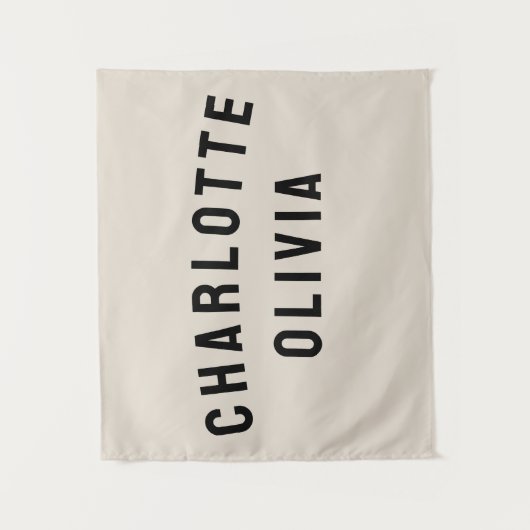 Aangepaste Banner Aangepaste Nursery Wall Art Wandkleed (Voorkant)