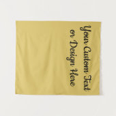 Aangepaste banner gepersonaliseerde gouden bruids wandkleed (Voorkant (horizontaal))