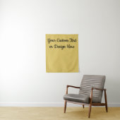 Aangepaste banner gepersonaliseerde gouden bruids wandkleed (In situ)