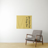 Aangepaste banner gepersonaliseerde gouden bruids wandkleed (In Situ (horizontaal))
