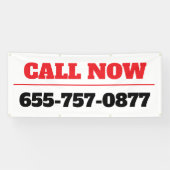 Aangepaste banner met 'Nu bellen' (Horizontaal)