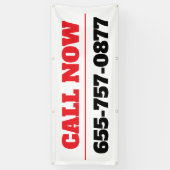 Aangepaste banner met 'Nu bellen' (Verticaal)