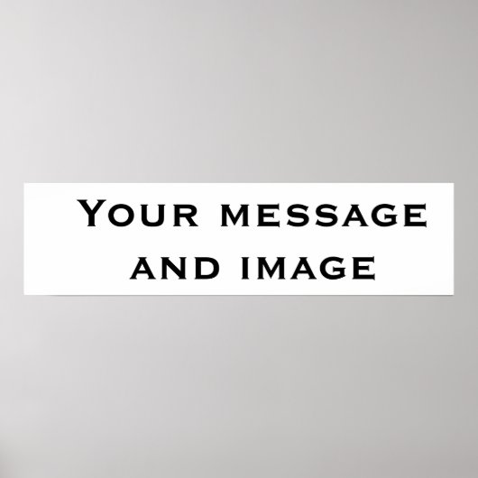 Aangepaste banner poster (Voorkant)