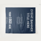 Aangepaste Banner Sign Eenvoudige Business Logo Si Wandkleed (Voorkant (horizontaal))