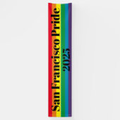 Aangepaste banner - uw stad/stad Pride (Verticaal)