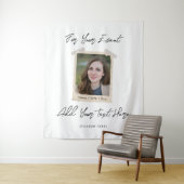 Aangepaste banner voor alle evenementen, minimalis wandkleed (In situ)