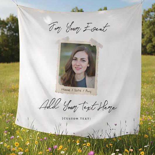 Aangepaste banner voor alle evenementen, minimalis wandkleed