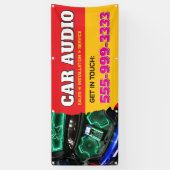 Aangepaste banner voor autoradio (Verticaal)
