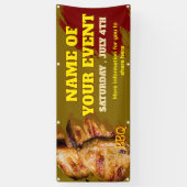 Aangepaste banner voor barbecuegebeurtenissen (Verticaal)