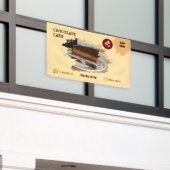 Aangepaste banner voor cake shop (Buitenkant Gebouw)