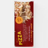 Aangepaste banner voor pizzatent (Verticaal)