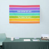 Aangepaste banner voor regenboogkleuren (Beurs)