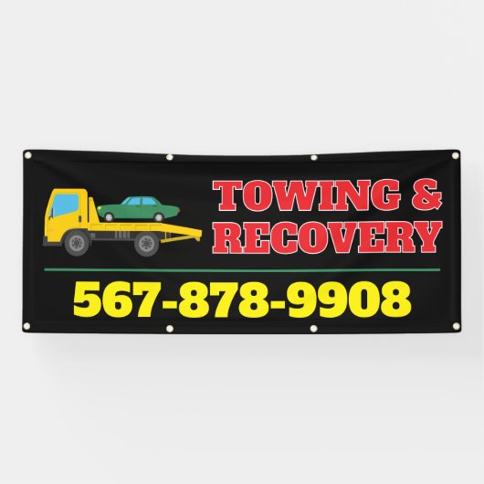 Aangepaste banner voor slepen en herstellen van se (Horizontaal)