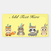 Aangepaste banner voor stamhout-dieren (Horizontaal)