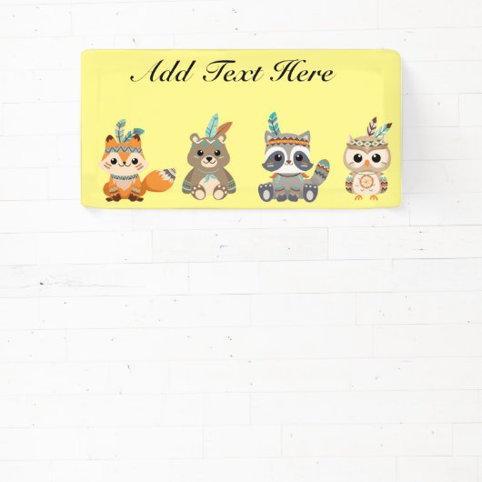 Aangepaste banner voor stamhout-dieren (Insitu)