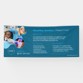 Aangepaste banner voor tandheelkundige services (Horizontaal)