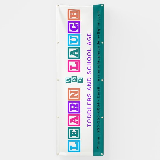 Aangepaste banner voor Waterverf bevestigen (Verticaal)