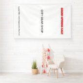 Aangepaste banners | Grand Opening Sale-bord (Insitu)