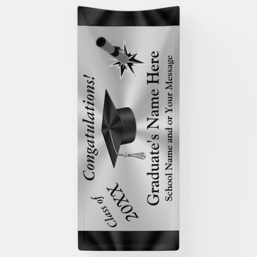 Aangepaste banners voor Afstuderen, JAAR en NAAM (Verticaal)