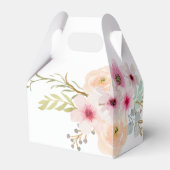 Aangepaste Baptisme communitybevestiging Floral Cr Bedankdoosjes (Achterkant)