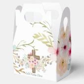 Aangepaste Baptisme communitybevestiging Floral Cr Bedankdoosjes (Geopend)