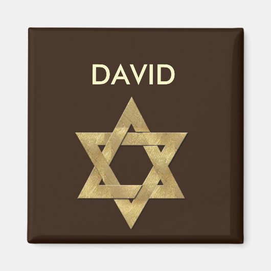 Aangepaste bar mitswa magneet (Voorkant)