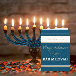 Aangepaste Bar Mitzvah Congrates Card Kaart<br><div class="desc">Voor Bar Mitzvah</div>